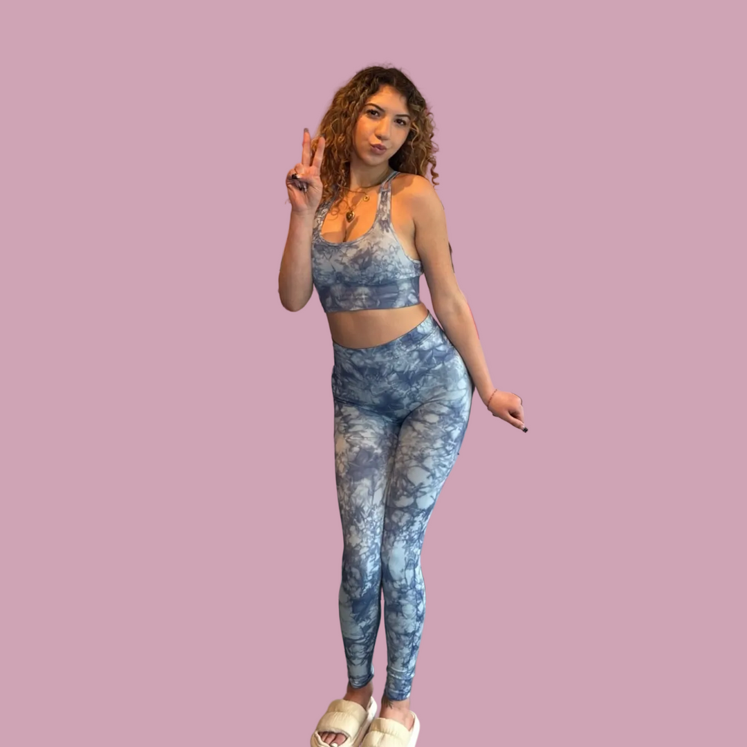Lavender Tie Dye Leggings