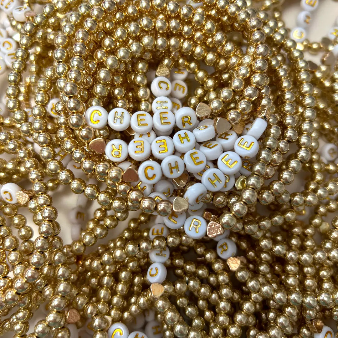 Beaded Cheer Bracelet