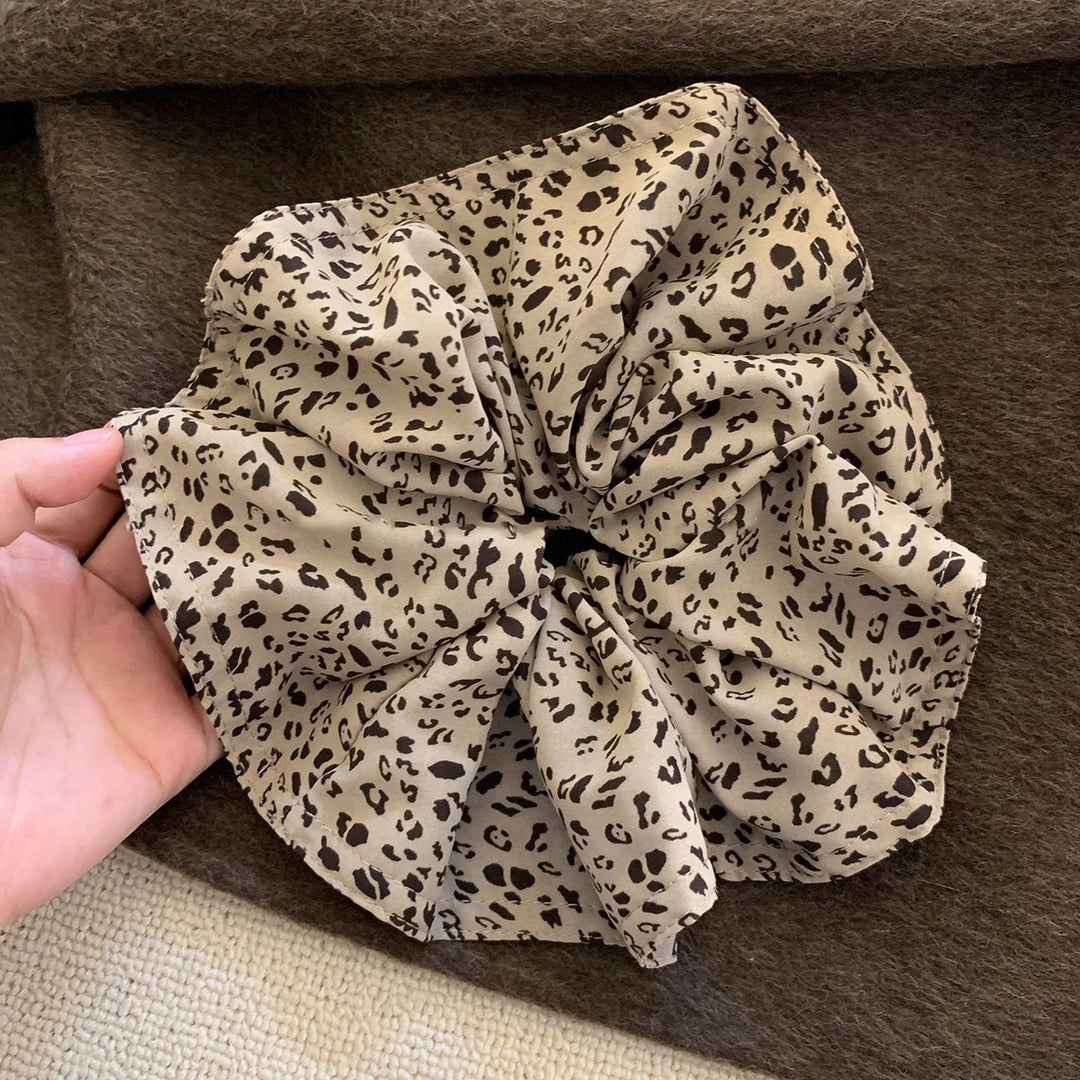Light Leopard Scrunchie