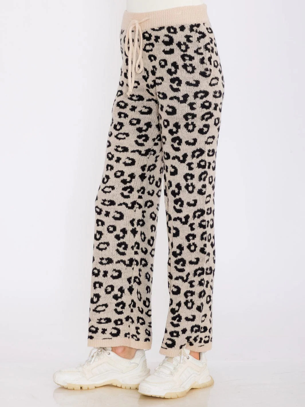 Leopard Wide Leg Lounge Pants