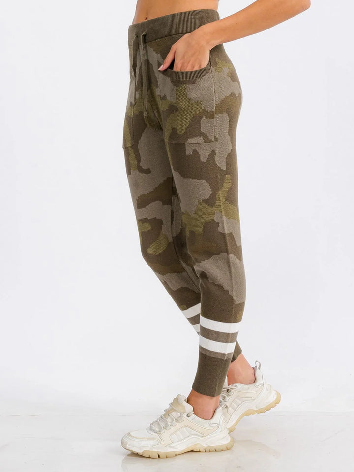 Camo Stripe Joggers