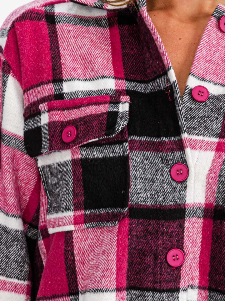 Pink Flannel Jacket