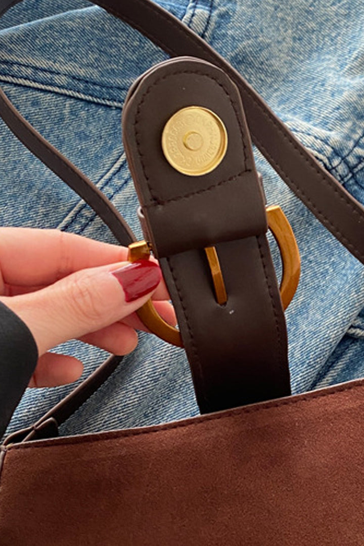 Cabernet Buckle Purse