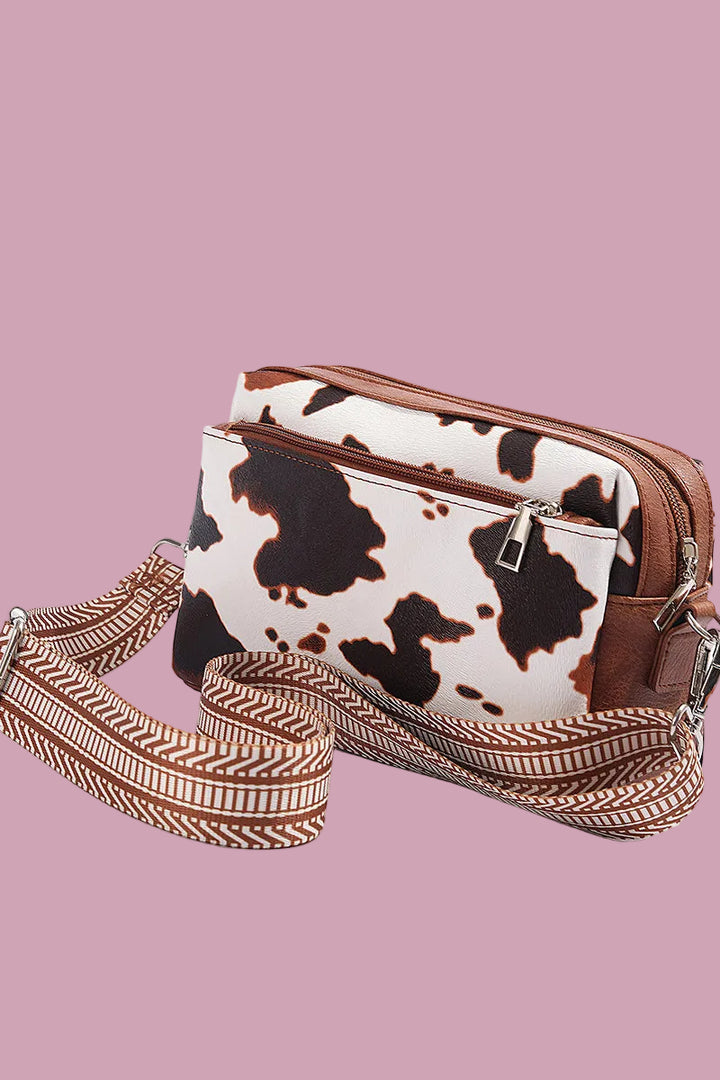 Cow Print Crossbody Bag