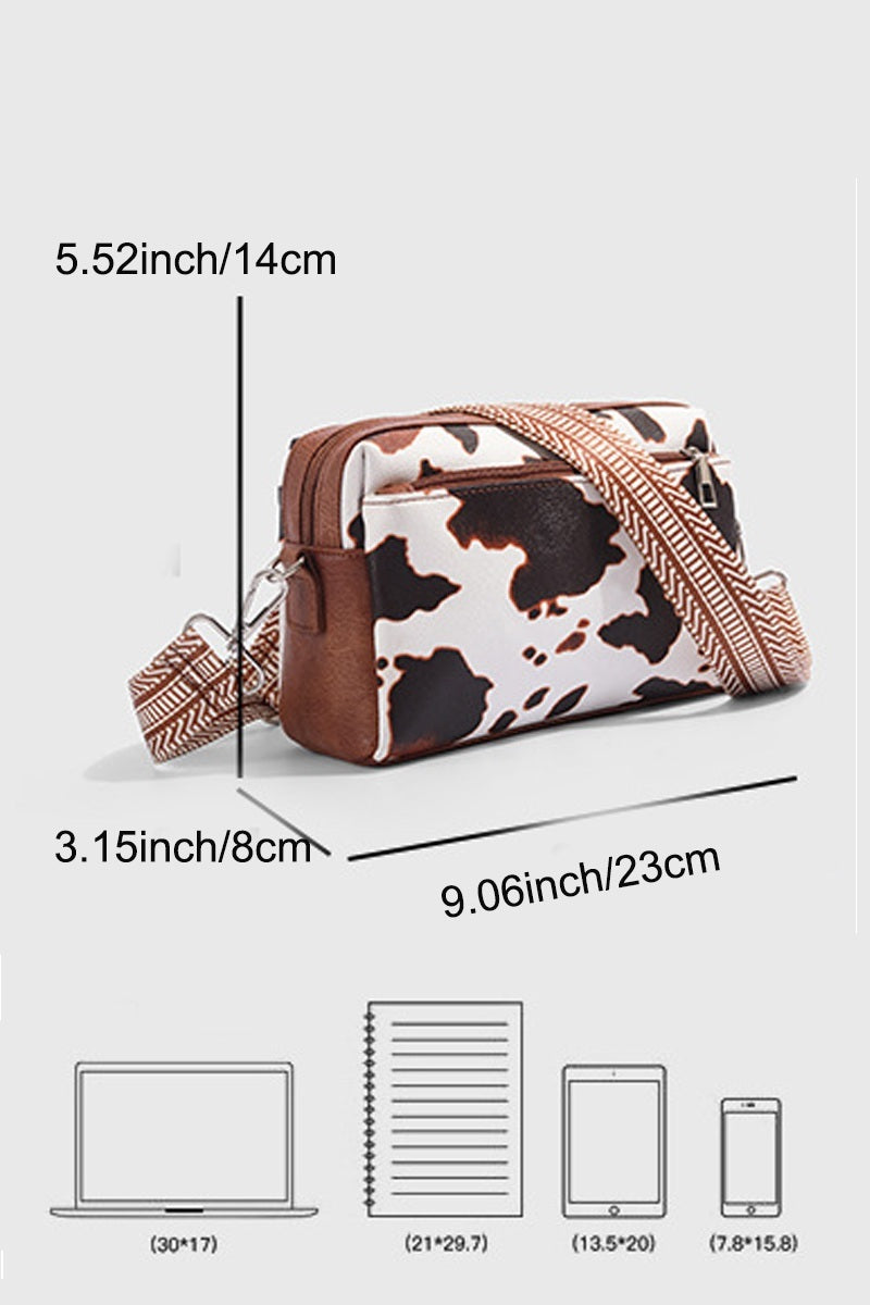 Cow Print Crossbody Bag