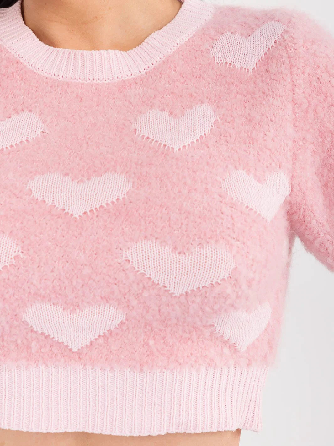 Sweetheart Knit Crop