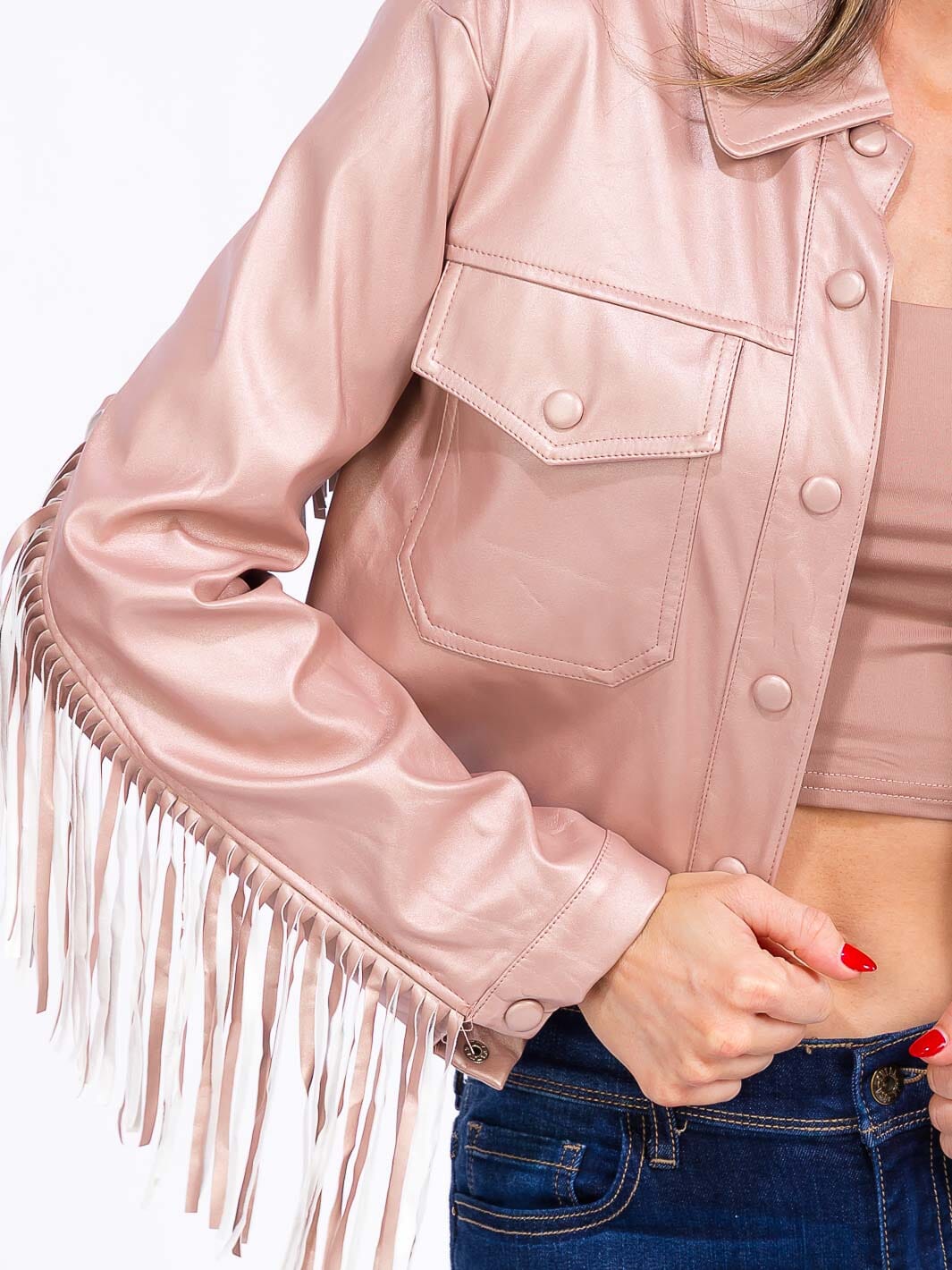 Metallic Mauve Jacket