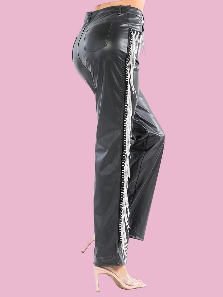 Flirty Rhinestone Pants