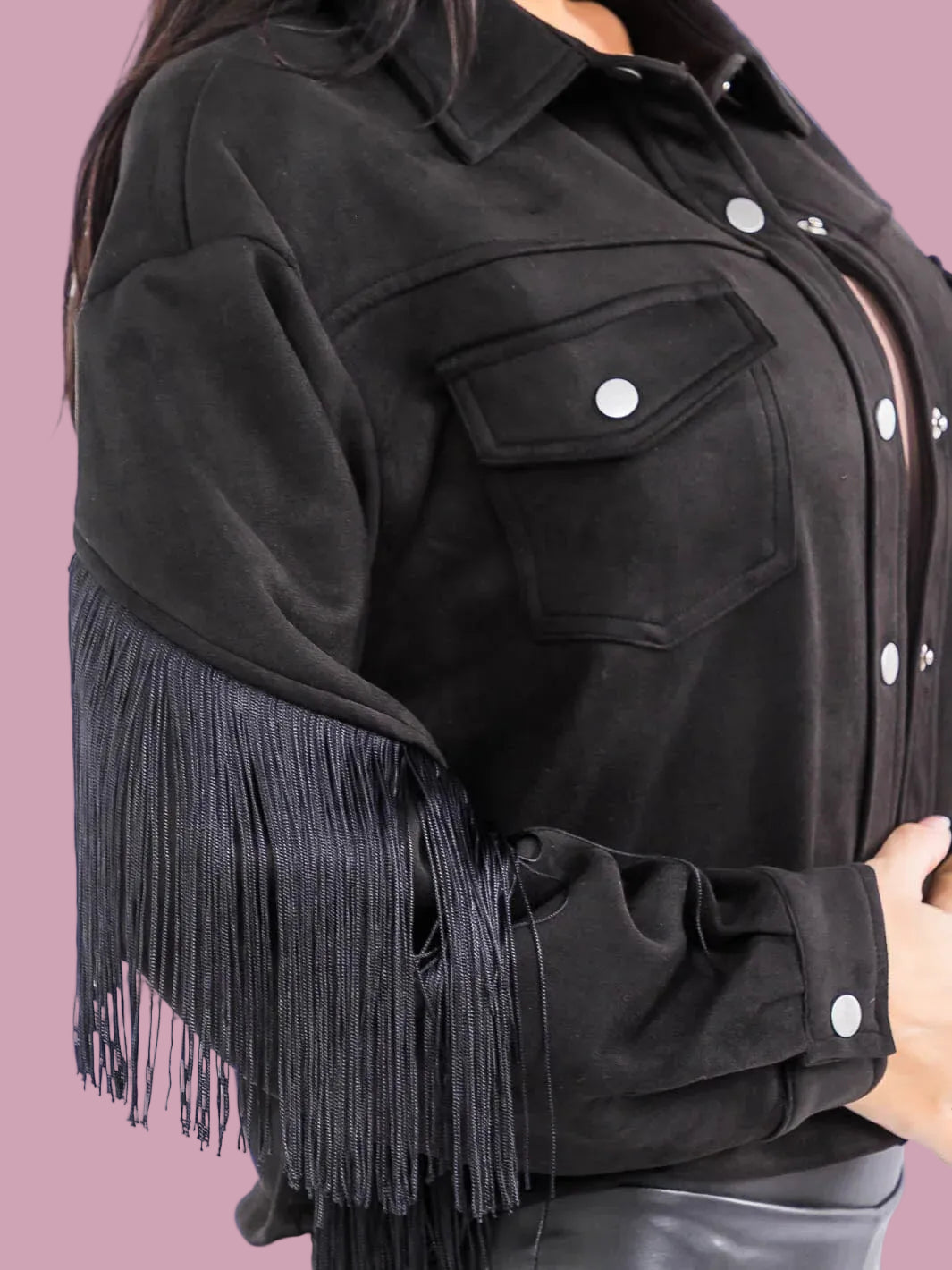 Fringe Accent Jacket
