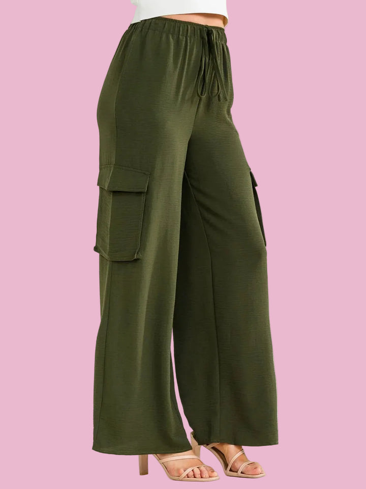 Olive Lightweight Cargo Pants