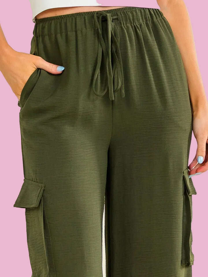 Olive Lightweight Cargo Pants