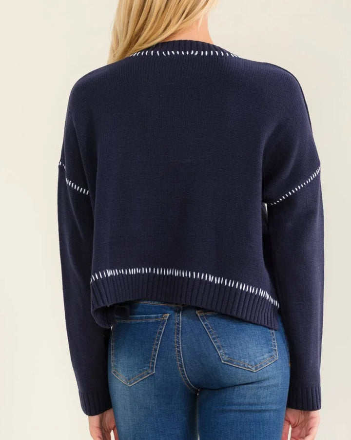 Game Day Crop Sweater