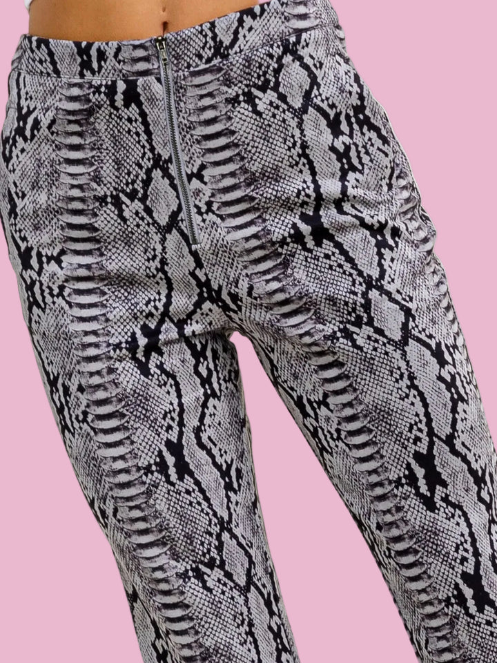 Snake Print Pants
