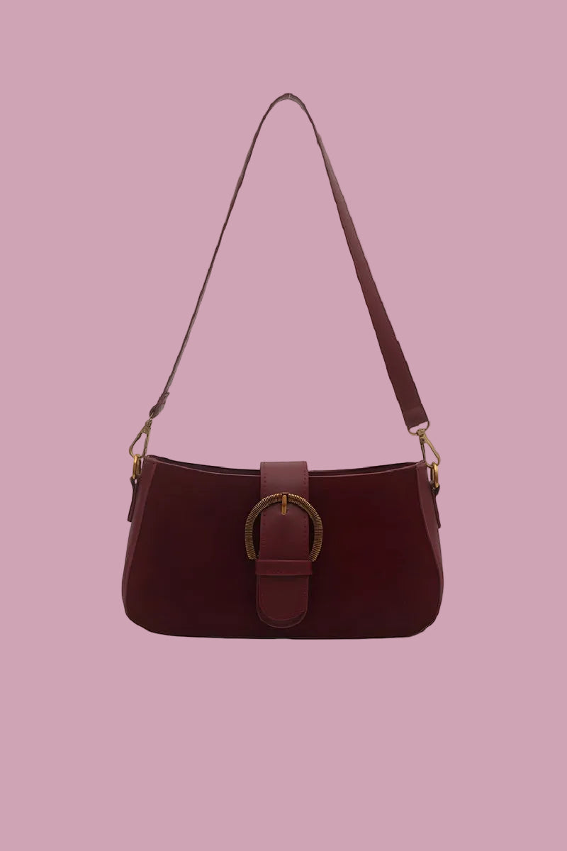 Cabernet Buckle Purse