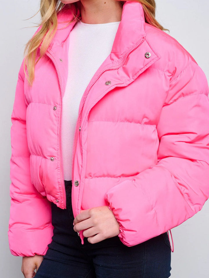 Pink Puffer Jacket