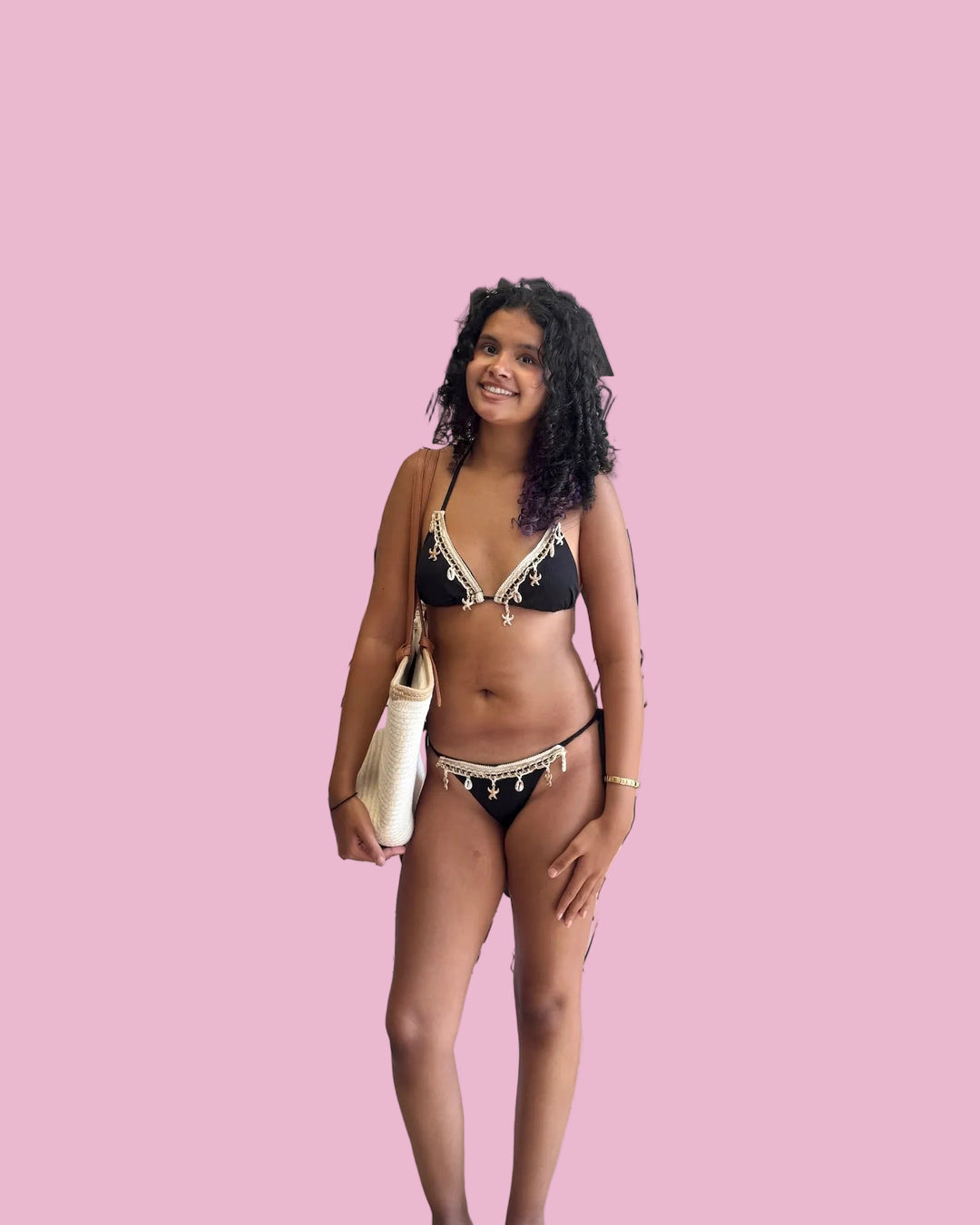 Black Shell Babe Bikini