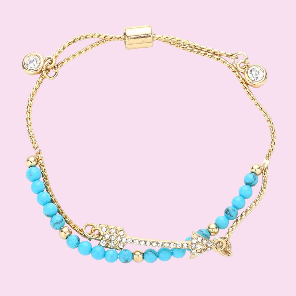 Crystal Arrow Bracelet