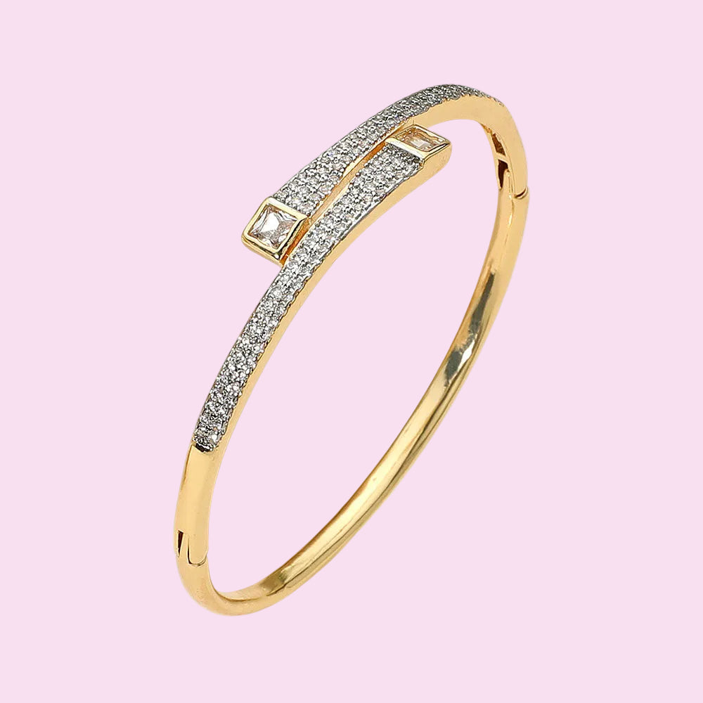 Gold Stone Wrap Bracelet