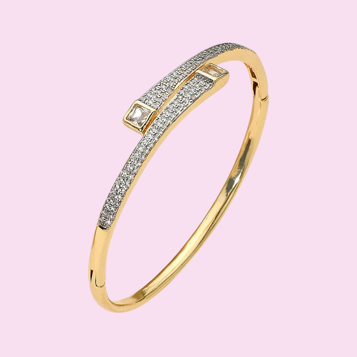 Gold Stone Wrap Bracelet