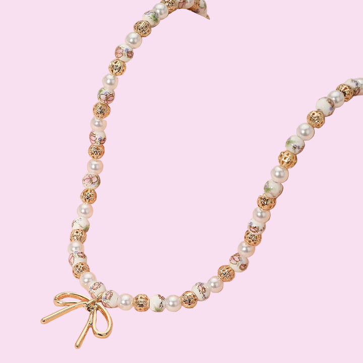 Sweet Bloom Bow Necklace