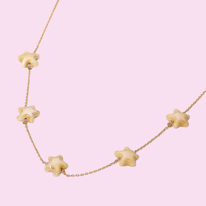 Gold Starfish Necklace