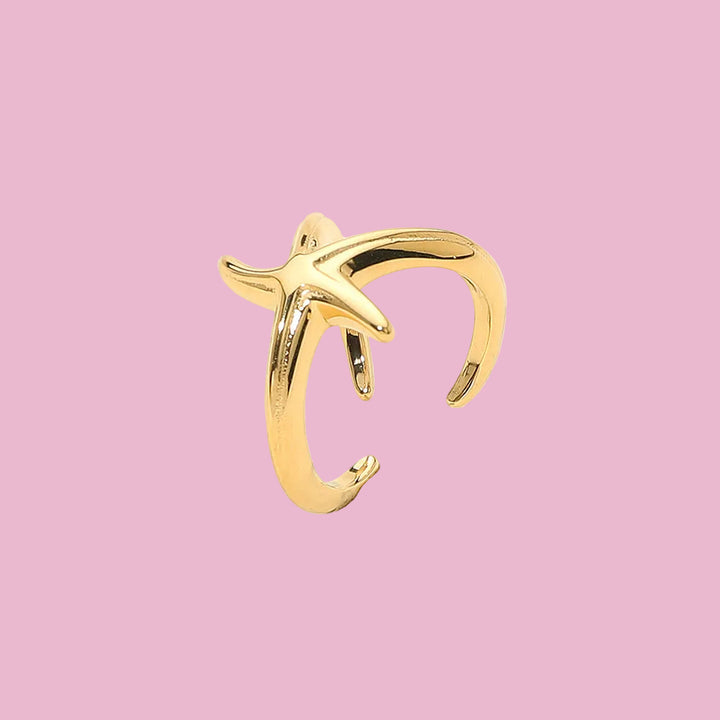 Gold Starfish Ring