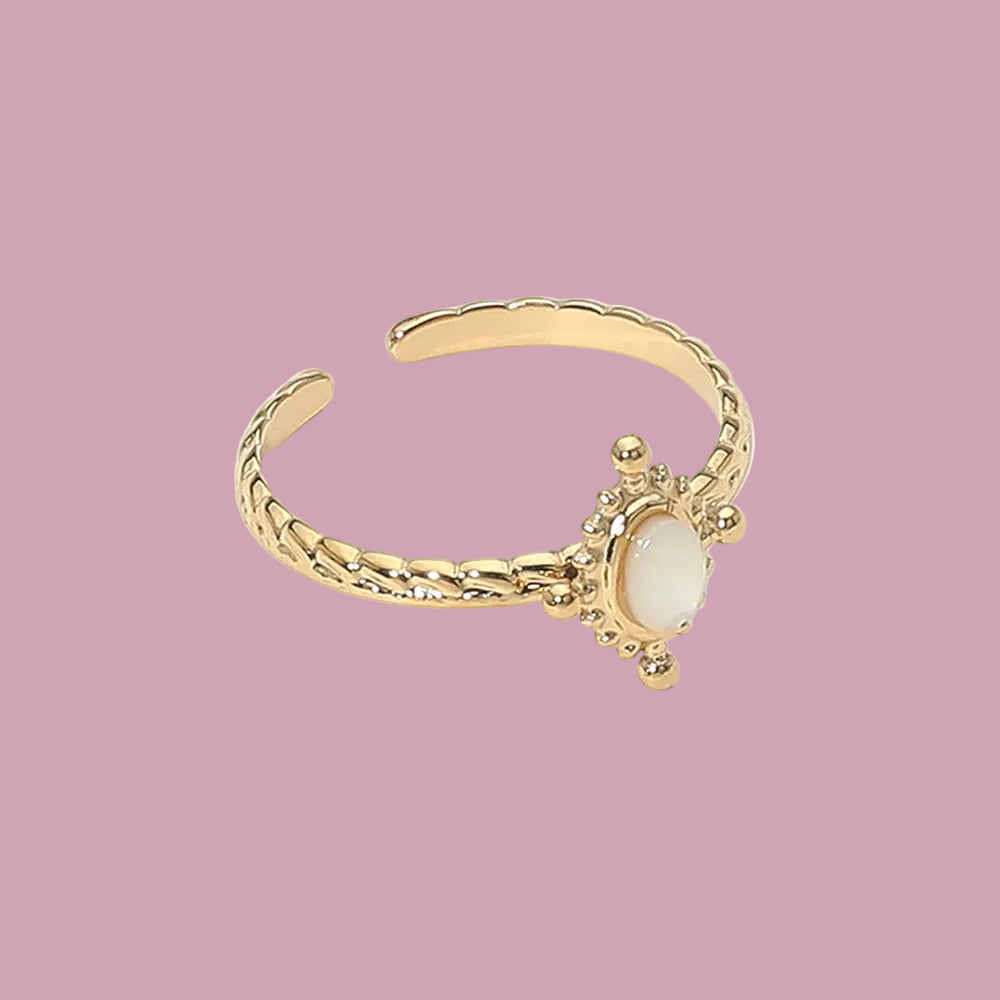 Gold Opal Ring