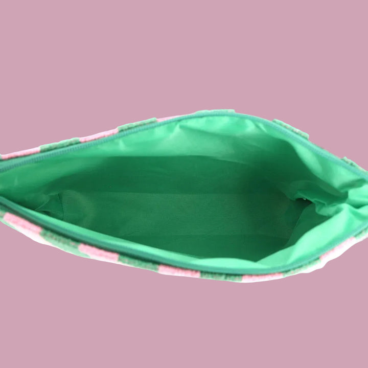 Watermelon Terry Cloth Cosmetic Bag