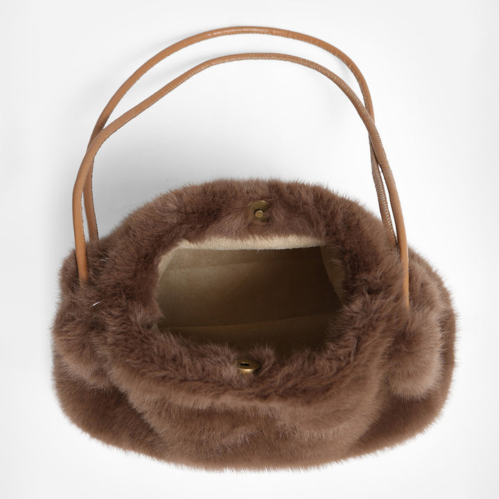 Brown Fuzzy Purse