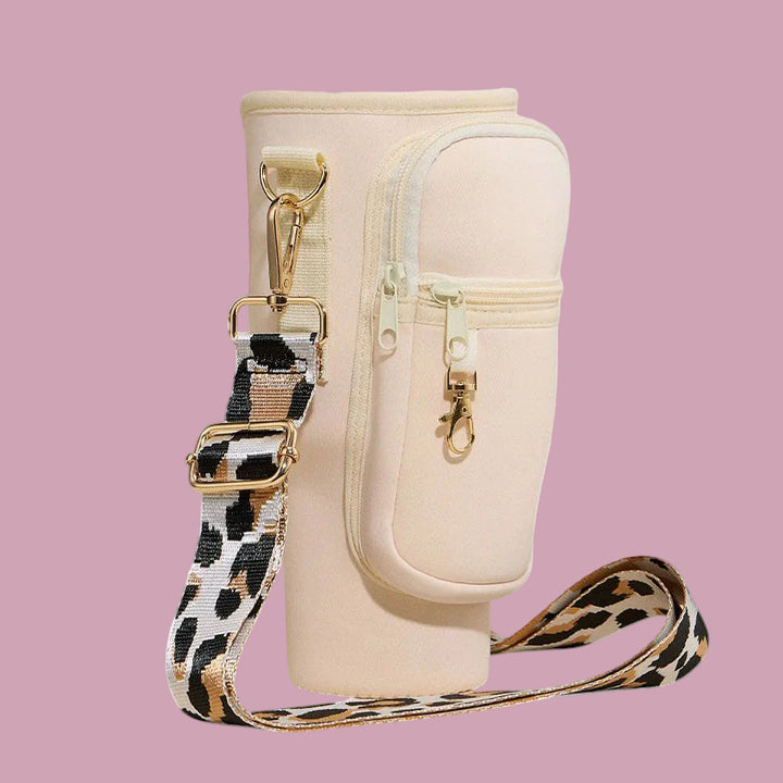 Cream Tumbler Carrier