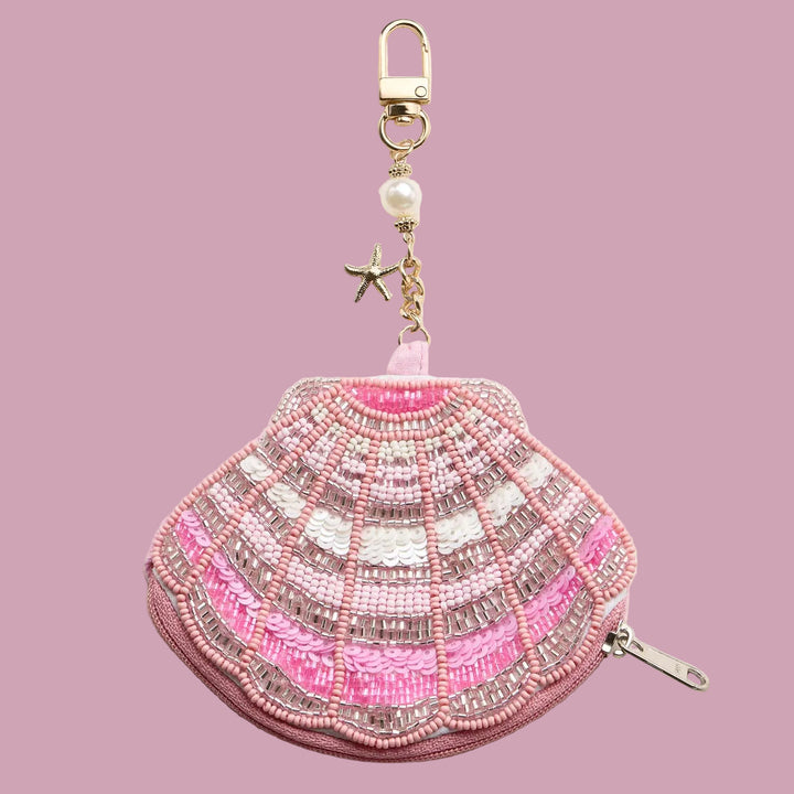 Pink Shell Mini Pouch
