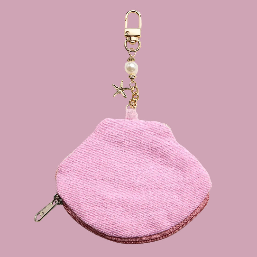 Pink Shell Mini Pouch