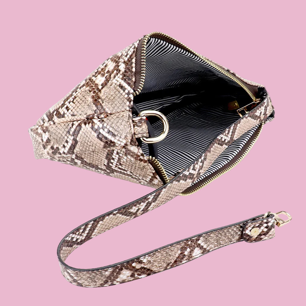 Snake Print Purse