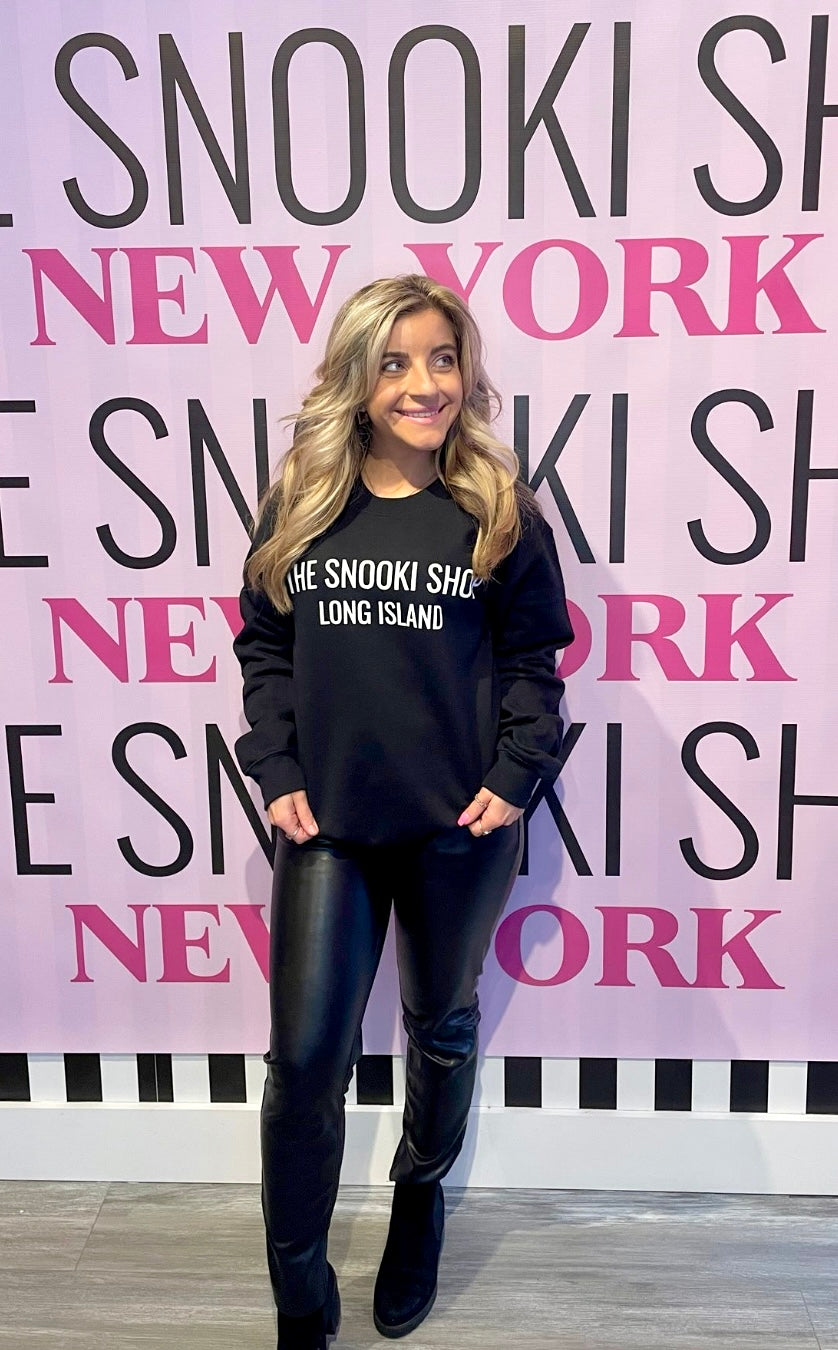 Black Snooki Shop LI Sweatshirt