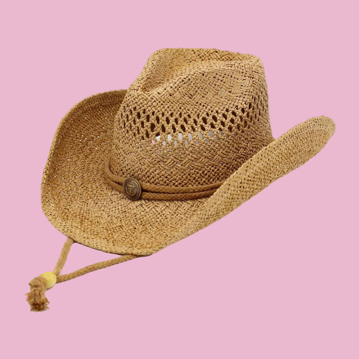 Straw Summer Cowboy Hat