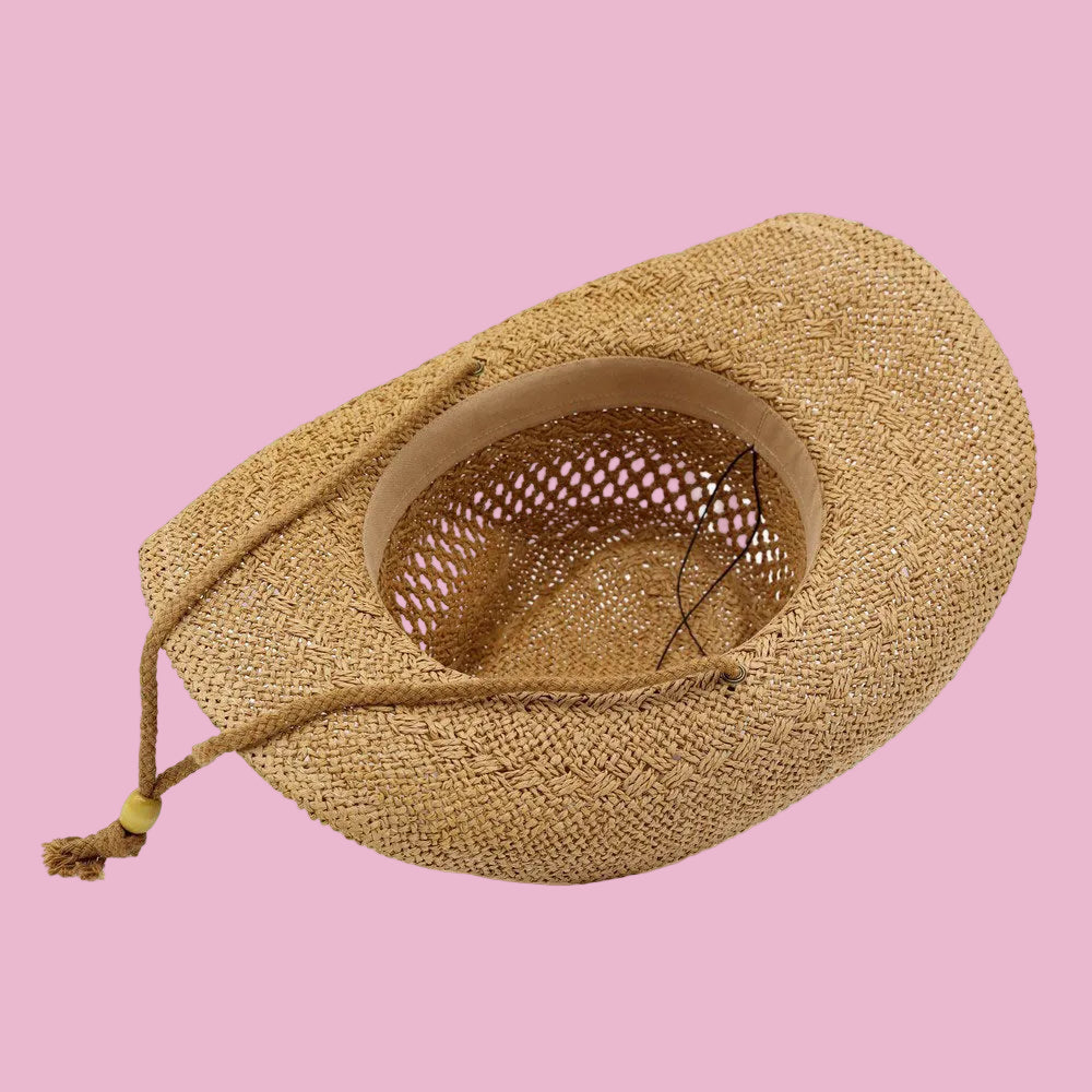 Straw Summer Cowboy Hat