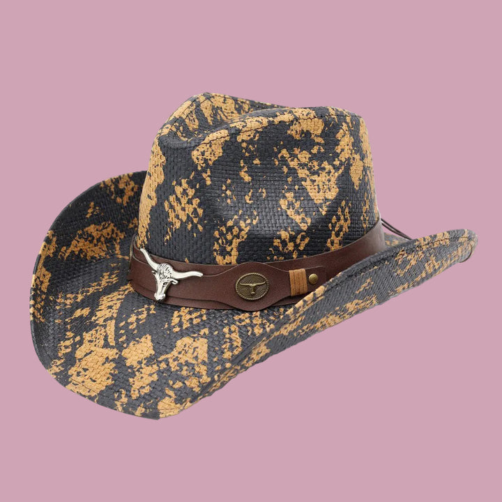Snake &amp; Steer Cowboy Hat