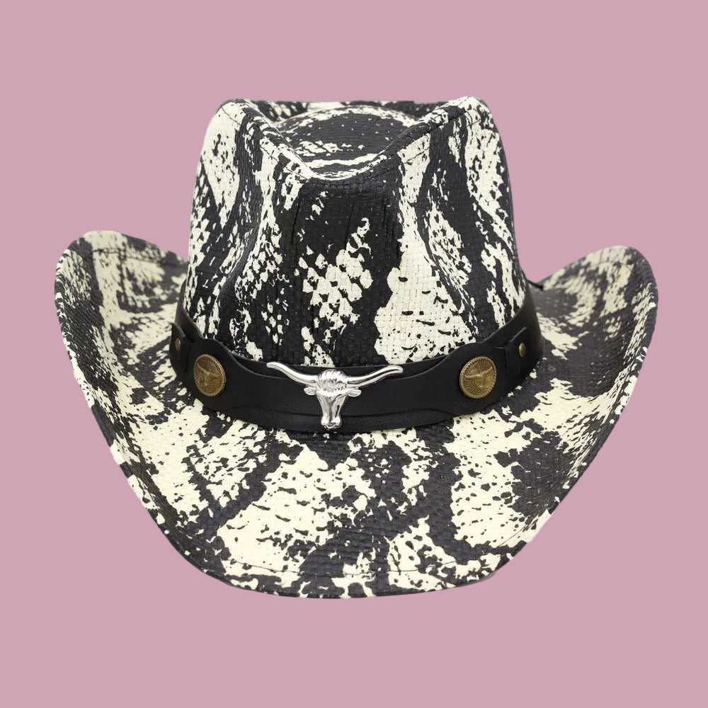 Snake &amp; Steer Cowboy Hat