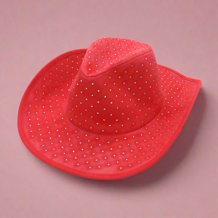 Red Rhinestone Cowboy Hat
