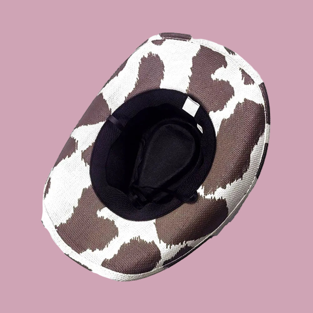 Cowprint Western Hat
