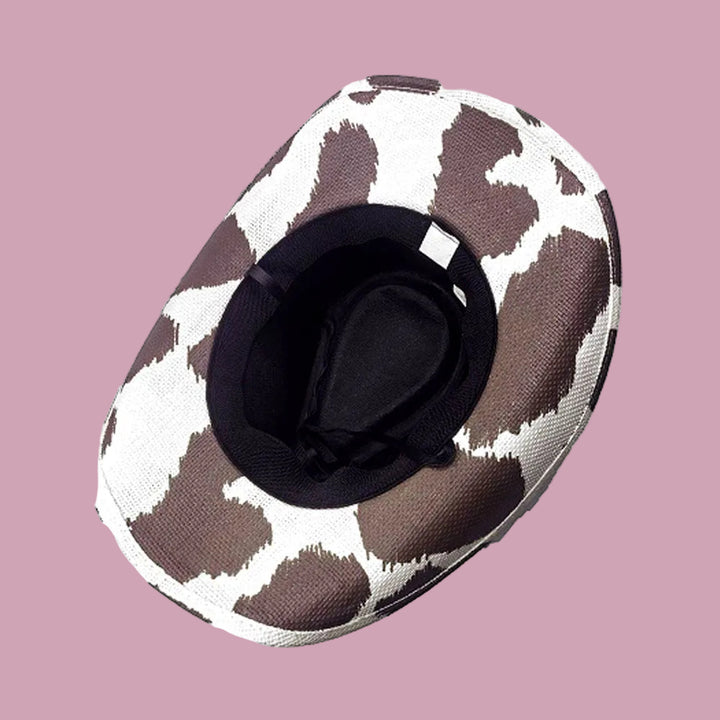 Cowprint Western Hat