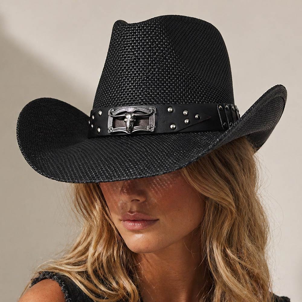 Steer Head Western Hat