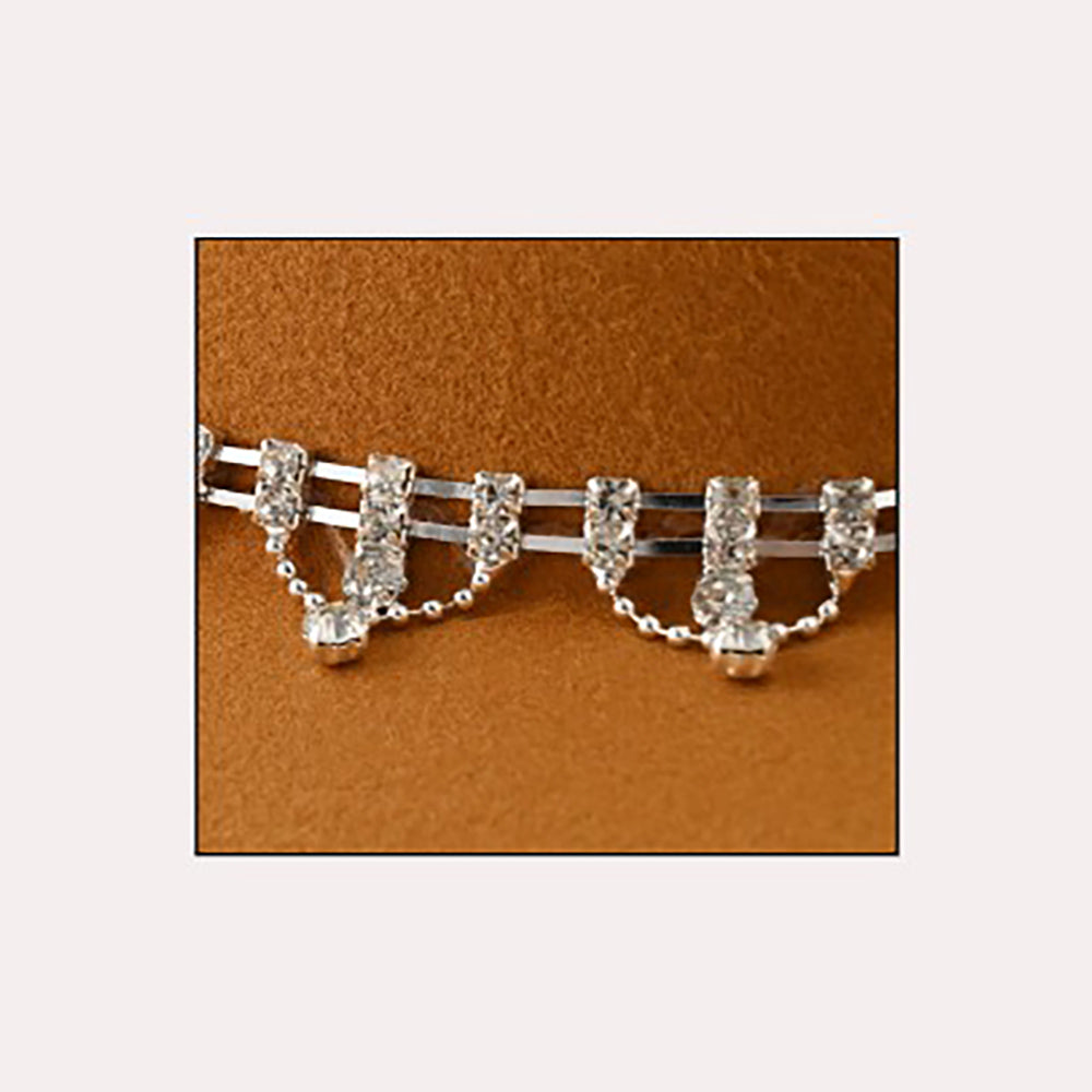 Khaki Embellished Western Hat