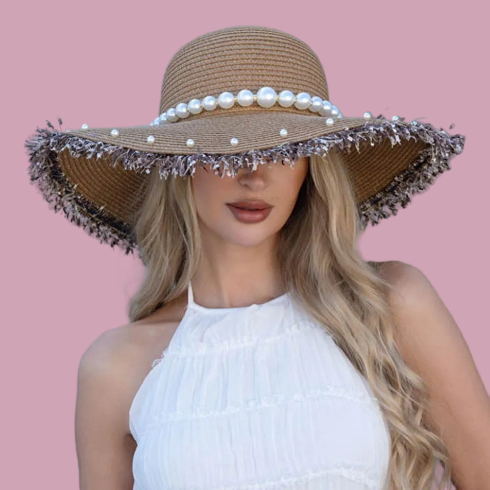 Pearl Chic Beach Hat