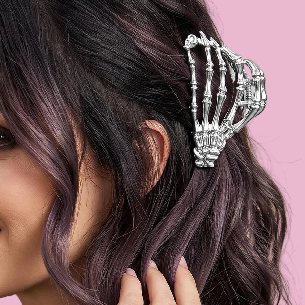 Skeleton Hand Claw Clip