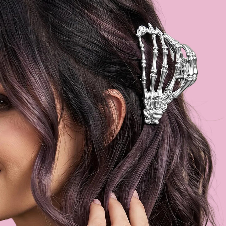 Skeleton Hand Claw Clip