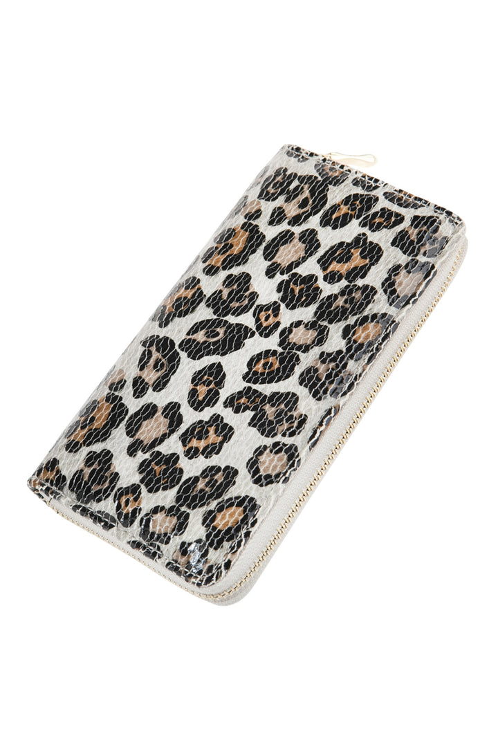 Faux Leather Leopard Wallet