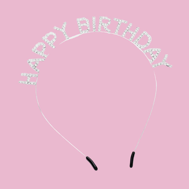 Rhinestone Happy Birthday Headband