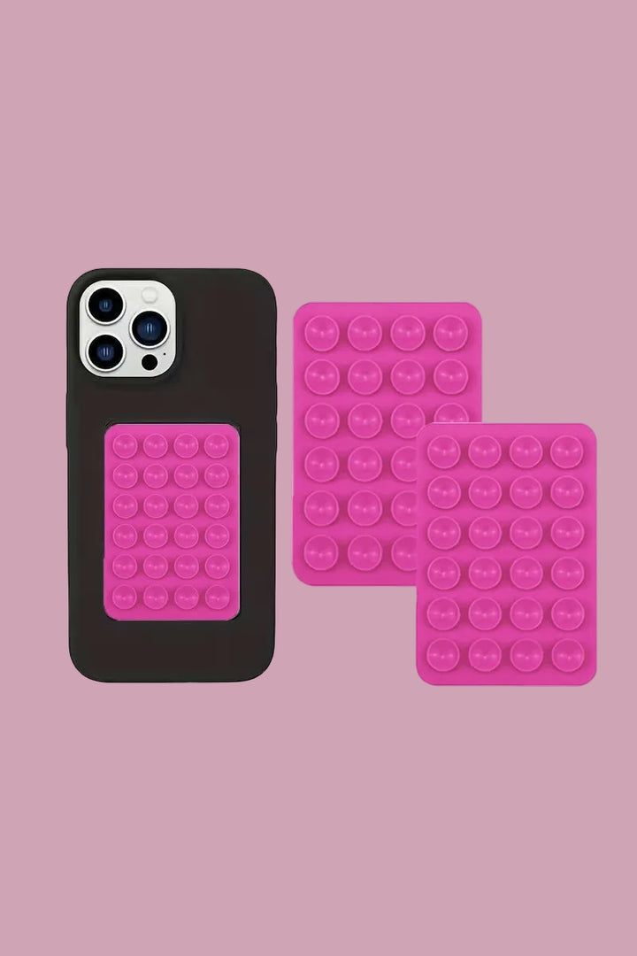 Hot Pink Phone Suction Mount