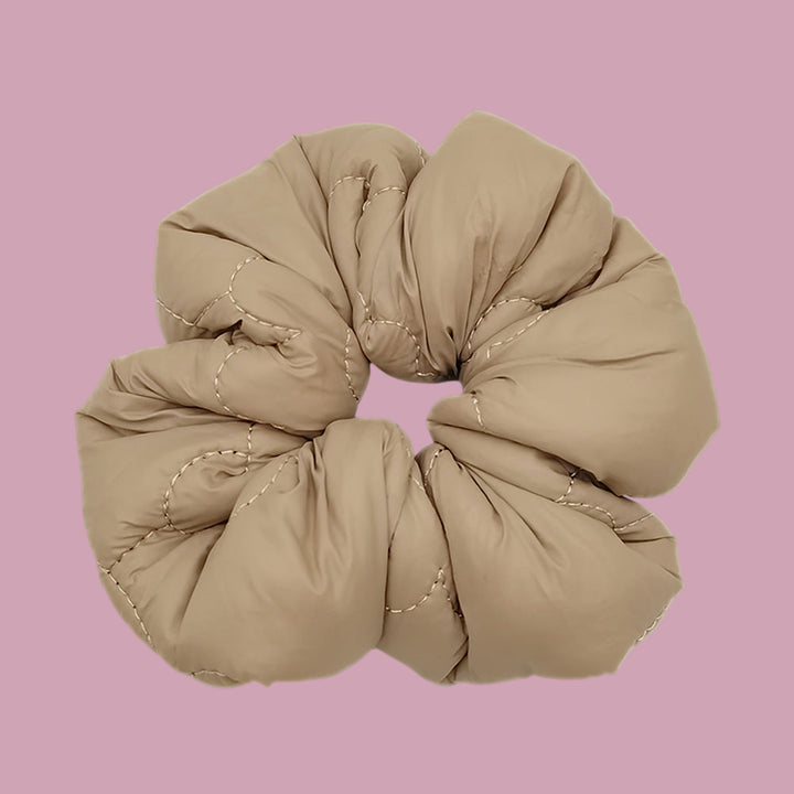 Flower Quilted Scrunchie